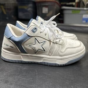 Vintage Havana Fresh 8 Women’s 6 White Blue Sneakers Casual Shoes - BP